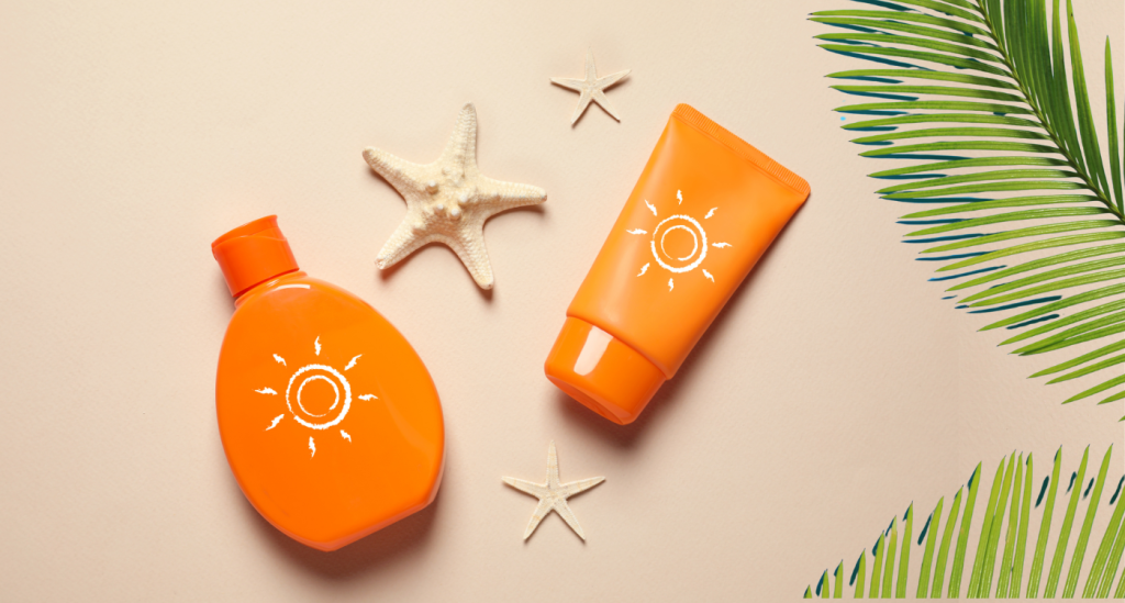 Best Malaysian sunscreen brands for humid weather including Chuck’s, Kayman Beauty, and Clef Skincare, showcasing lightweight, sweat-resistant, and tropical climate-friendly formulations.